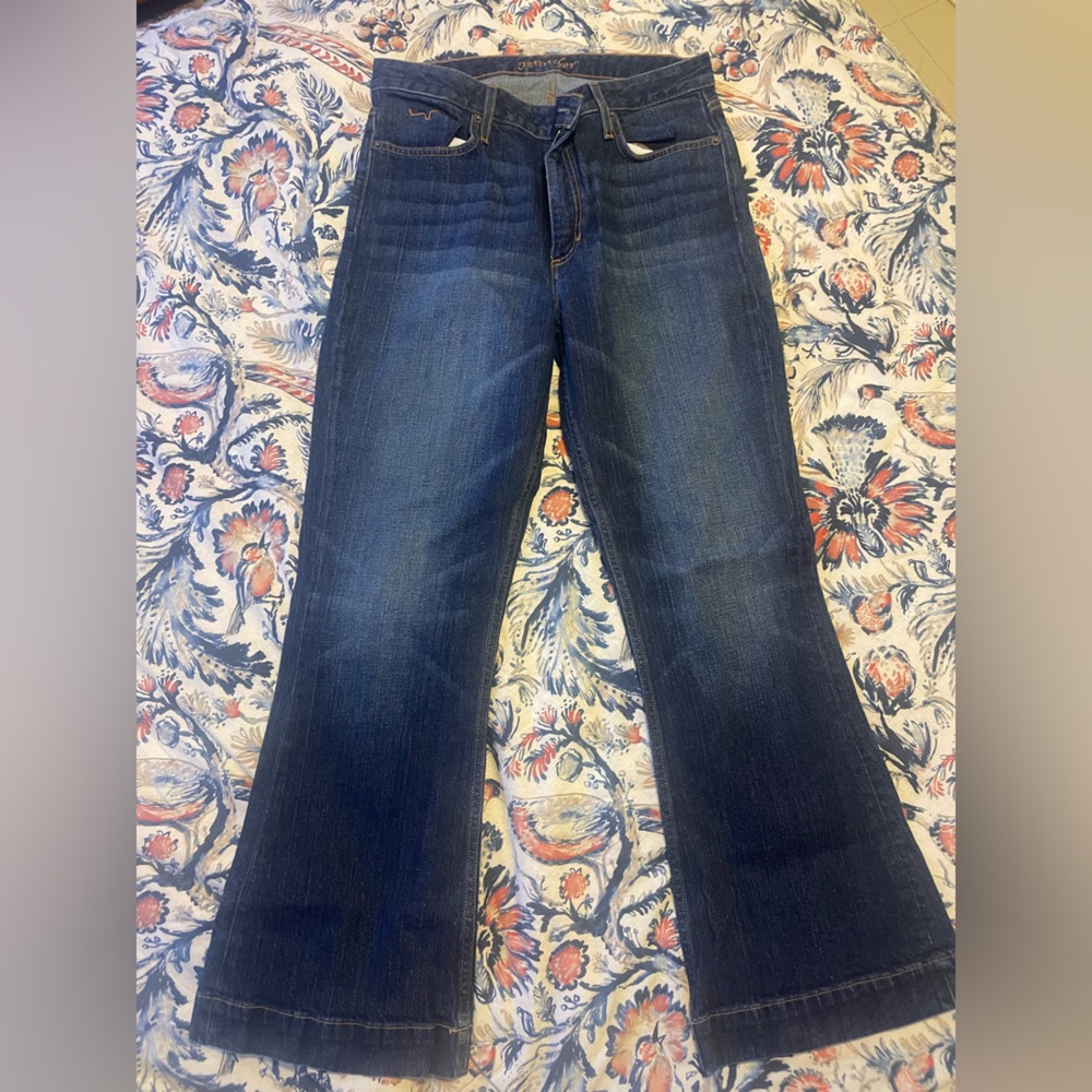 NWOT Kimes Ranch Dark Blue Women's Boot Cut Jeansl